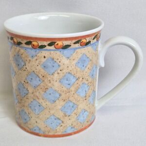 Vintage Villeroy & Boch Porcelain Coffee Mug, Switch 4 Navarra Pattern, Portugal
